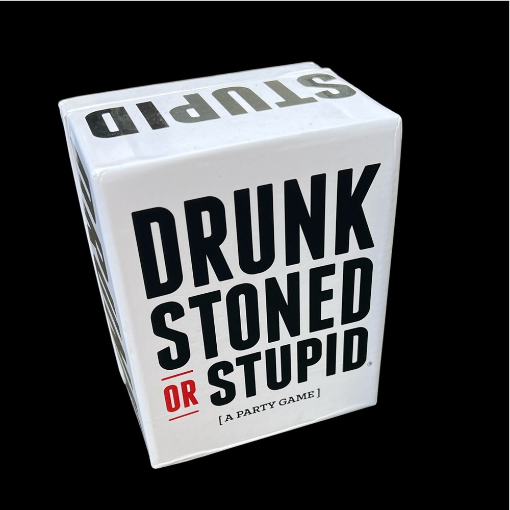 DRUNK STUPID OR STONED - party game